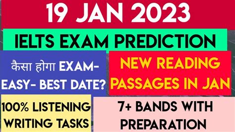 Jan Ielts Exam Prediction Reading Names Listening Ques Writing