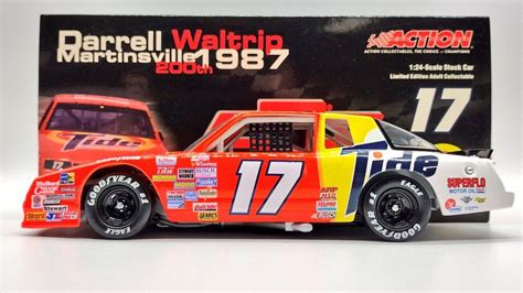 1987 Darrell Waltrip 17 Tide Chevy 400 Modern Era Cup Wins 200th Win