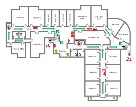 避難経路図見本10選 - 無料ダウンロード - fancyのブログ