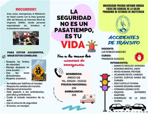 Triptico Sobre Accidente De Transitopdf