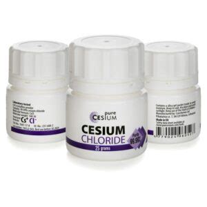 CESIUM CHLORIDE Powder 25 Grams - Pure Cesium