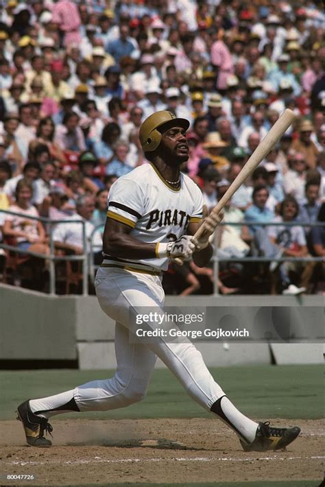 Outfielder Dave Parker Of The Pittsburgh Pirates Bats During A Major