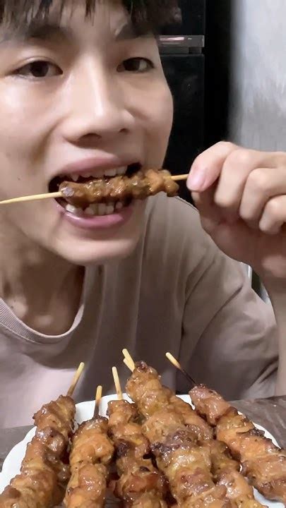 Mukbang Thịt Xiên Nướng Siêu Ngon Nhức Nách Mukbang Amthuc Vlogs