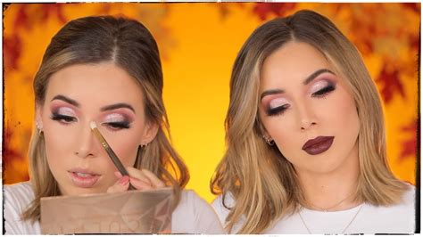 A Throwback Makeup Look Major Fall Lustrelux Vibes Youtube