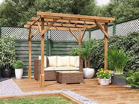 Dunster House Wooden Pergola Garden Shade Kit Utopia W M X D M