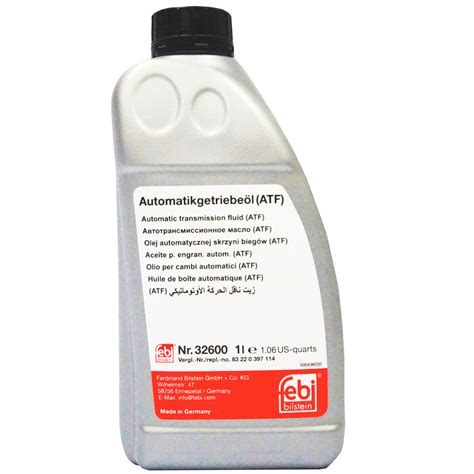 ACEITE PARA CAJA AUTOMÁTICA FEBI 32600 ATF ROJO DEXRON VI Eurolíquidos