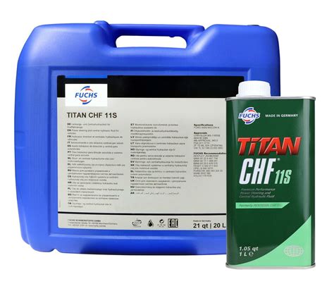 Fuchs Titan CHF 11S Hydraulic Power Steering Fluid Formerly Pentosin