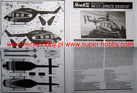 Eurocopter Bk Space Design Model Do Sklejania Revell