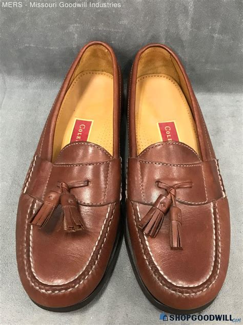 Cole Haan Men S Brown Leather Tasseled Loafers 9 5d ShopGoodwill