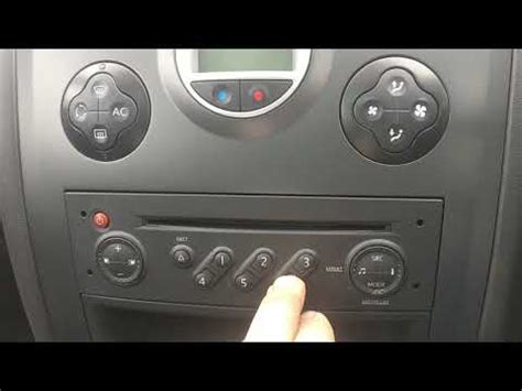 Come Inserire Il Codice Di Sblocco Dell Autoradio Nella Renault Megane