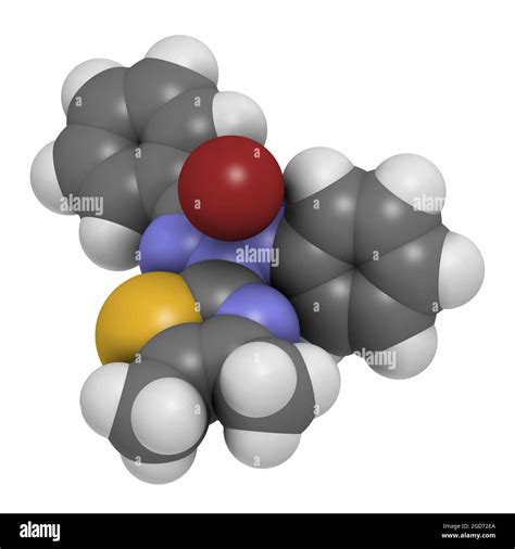 Mtt Yellow Tetrazole Dye Molecule Used In Mtt Assay Used To Measure