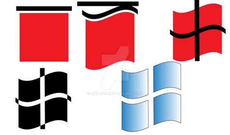 Windows 7 logo in 3 min by kiklopp on DeviantArt