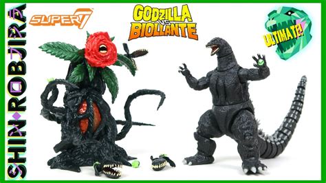 Super7 Toho Ultimates Wave 1 Godzilla Rose Form Biollante Set