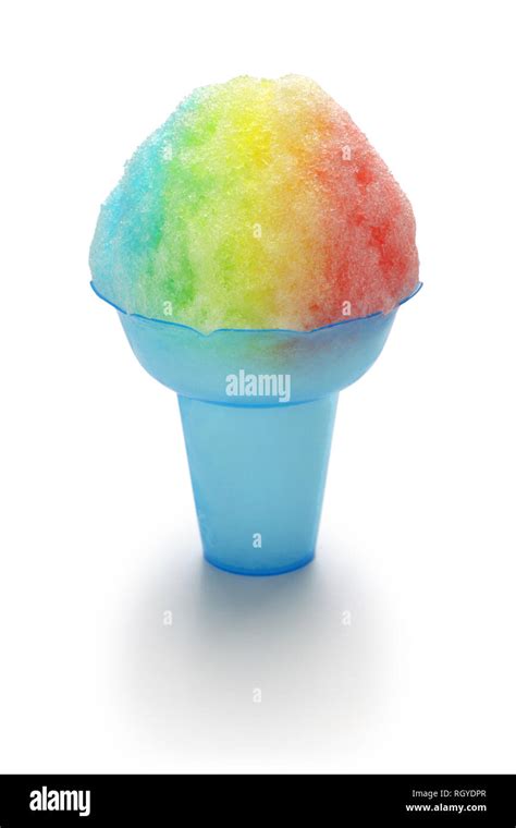 Rainbow shave ice Cut Out Stock Images & Pictures - Alamy