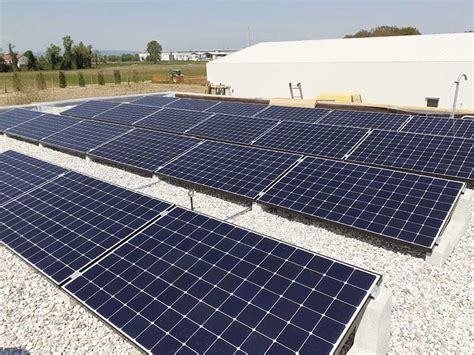 Impianto Fotovoltaico Da 50 KWp Su Tetto Piano Veneco