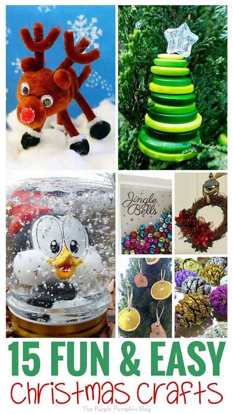 15 Fun & Easy Christmas Crafts