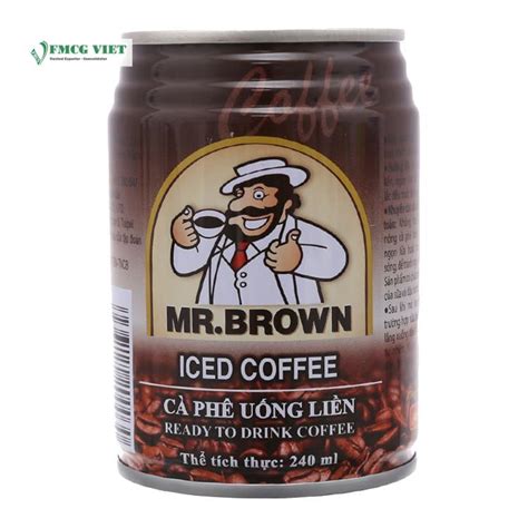 Mr Brown Iced Coffee 240ml Wholesale Export - FMCG Viet