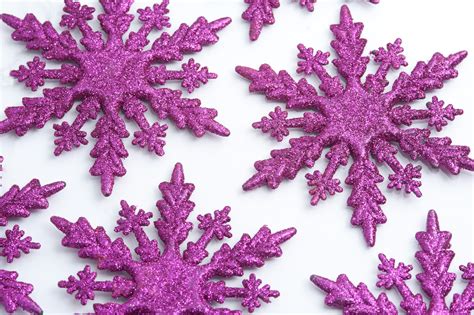 Pink glitter snowflakes-6346 | Stockarch Free Stock Photos