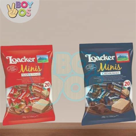 Loacker Classic Minis Cremkakao Napolitaner G Pcs Shopee Malaysia