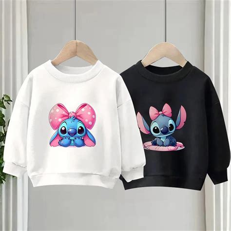 New Stitch Kid Bluzy Sweter Odzie Dzieci Ca Bajki Anime Odzie Codzienna