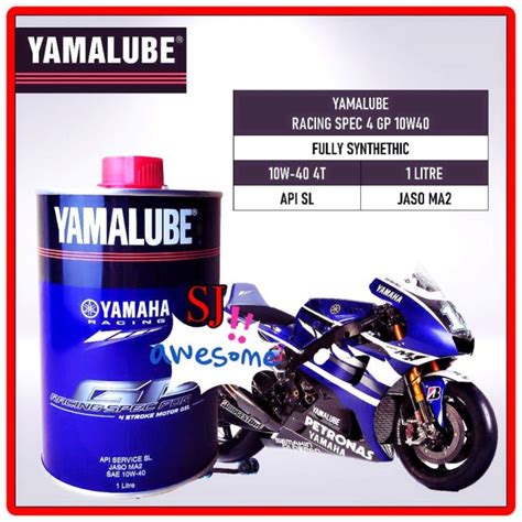 Yamahalube Yamalube Rs Gp W Fully Synthetic T Motor Oil Original