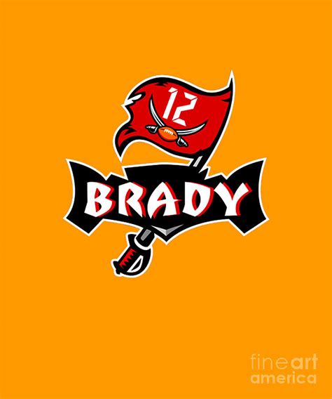 Football Tom Brady Tampa Bay Buccaneers Brady Buc Logo Team Sports US ...