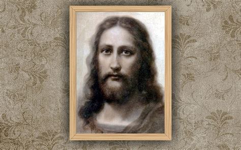 Hd Wallpaper Jesus God Portrait Christ Picture Frame Indoors One