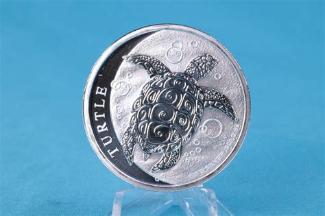 Niue Silbermünze Hawksbill Turtle 2024 2 Oz Silber 999 5 Dollars ST