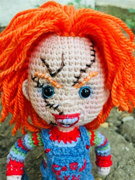 Evil Doll Chucky Decor Crochet Chucky Birthday Gift - Etsy