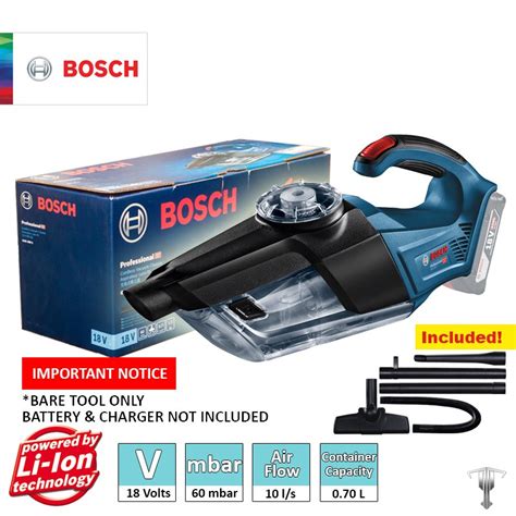 Bosch GAS 18V 1 Li Professional 18 V Cordless Dust Extractor Bare Tool