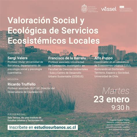 Valoración Social y Ecológica de Servicios Ecosistémicos Locales