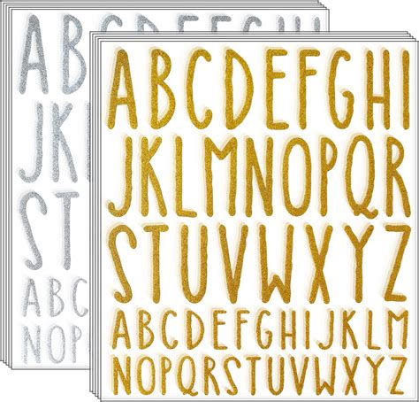 Amazon Waynoda Letter Stickers Sheet Self Adhesive Letters