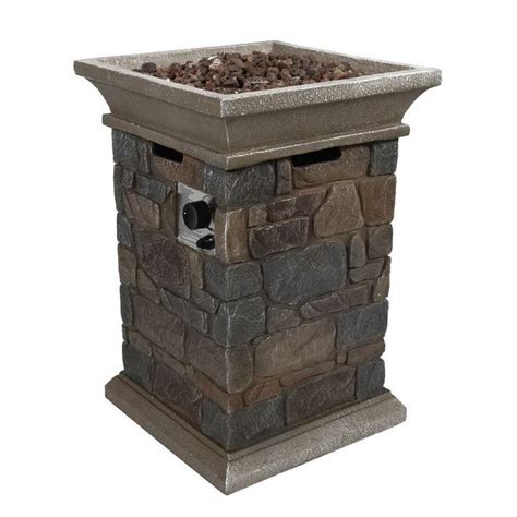 Hampton Bay Corinthian Btu Envirostone Propane Fire Column