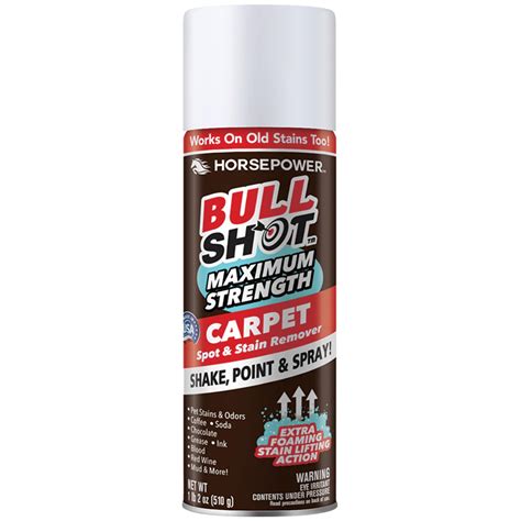 Horsepower Max Strength Bull Shot Carpet Spotstain Remover As Seen On