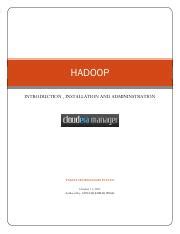 Cloudera Hadoop Installation Configuration - HADOOP INTRODUCTION ...