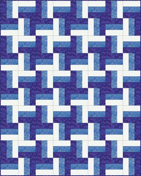 Rail Fence Quilt Pattern Designs Easy Beginner Quilt Pattern