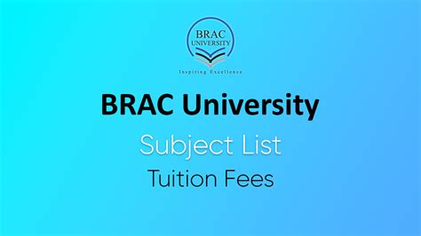 Brac University Subject List And Tuition Fees Gpa Calculator Bd