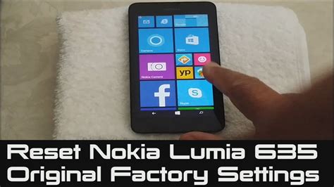 How To Reset Nokia Lumia 635 Original Factory Settings YouTube