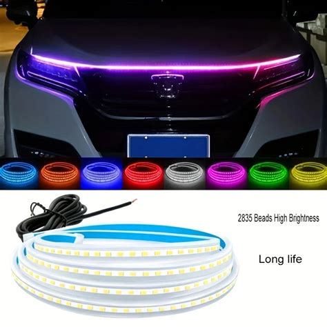 1 шт., универсальная Светодиодная лента для автомобильных фар | AliExpress
