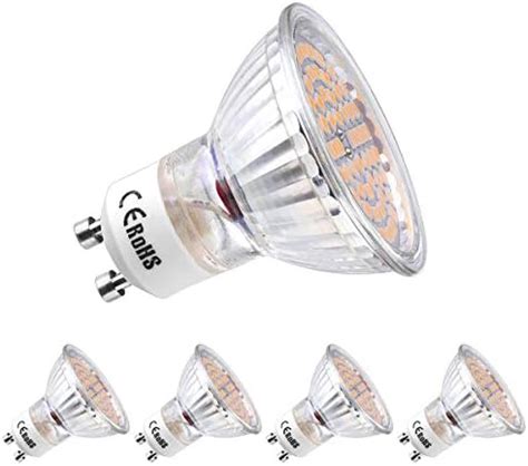 GVOREE GU10 LED Warmweiss dimmbar 3000K Warmweiß 5W 450 Lumen LED