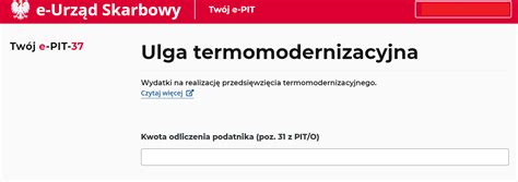 Ulga Termomodernizacyjna W Tw J E Pit Problematyczne Samodzielne