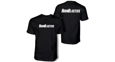 Hornblasters Logo T Shirt 5050 Cotton Poly Blend Small 6xl