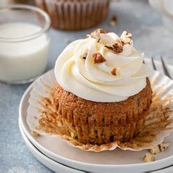 Dessert - Banana bread muffins with cream cheese frosting recipes