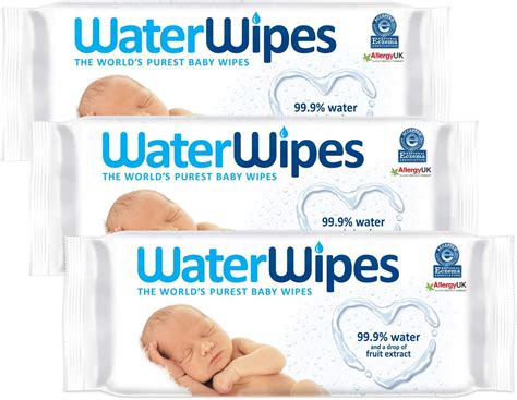 WaterWipes Toallitas de agua toallitas para bebés más puras del mundo