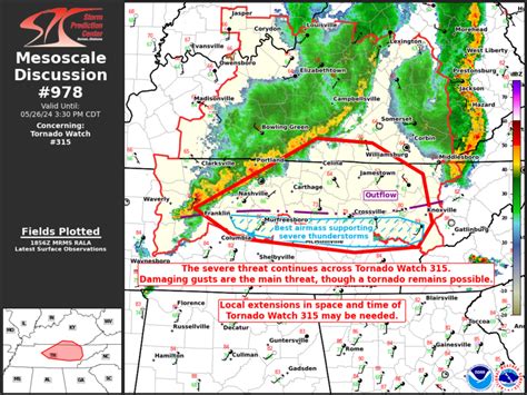 Storm Prediction Center Mesoscale Discussion 978