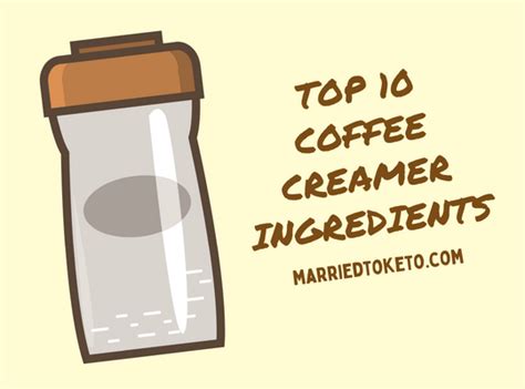 What Are The Ingredients in Coffee Creamer | Married to Keto