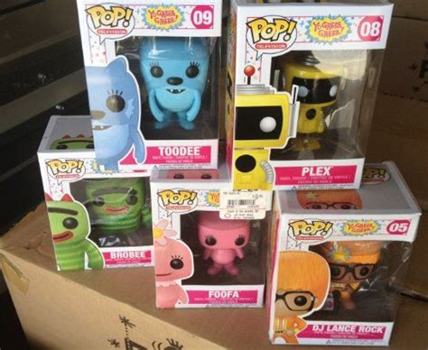 Funko Yo Gabba Gabba Damaged Box Pc Set Closeout Dj Lance Rock