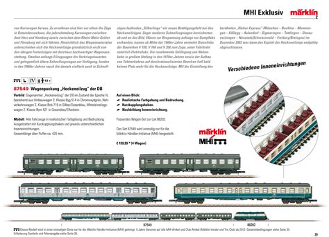 Märklin Sommerneuheiten 2017 Exklusive MHI Modelle