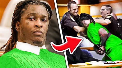 Young Thug Cries Hearing Release Date During Ysl Rico Trial Youtube