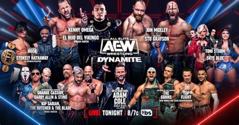 Aew Dynamite Preview Kenny Omega Vs El Hijo Del Vikingo And More